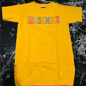 Moschino Yellow Garment with Pink Trim